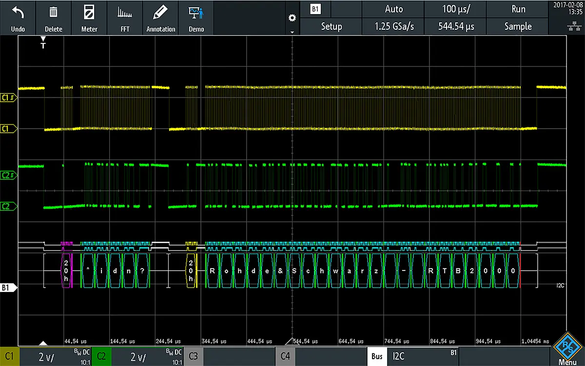 Produktfoto 1 von Rohde & Schwarz Oszilloskop-Software für RTB2000 Digitales Oszilloskop