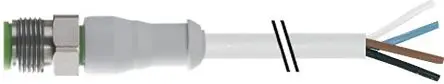 Produktfoto 1 von RS PRO 7014, 8-polig Sensor-Betätigungselementkabel, Gerade Stecker / Nicht abgeschlossen, Länge 5 m