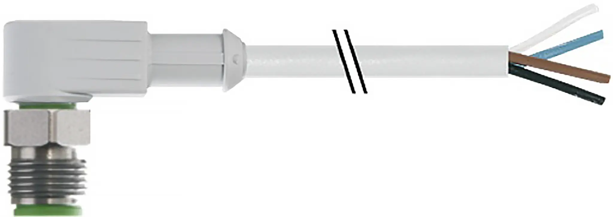Produktfoto 1 von RS PRO 7014, 8-polig Sensor-Betätigungselementkabel, Rechtwinklig Stecker / Nicht abgeschlossen, Länge 5 m
