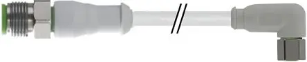 Produktfoto 1 von RS PRO 7014, 3-polig Sensor-Betätigungselementkabel, Rechtwinklig Stecker 3 / Gerade Buchse, Länge 5 m