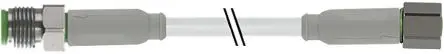 Produktfoto 1 von RS PRO 7014, 4-polig Sensor-Betätigungselementkabel, Gerade Stecker 4 / Gerade Buchse, Länge 2 m