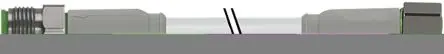 Produktfoto 1 von RS PRO 7014, 4-polig Sensor-Betätigungselementkabel, Gerade Stecker 4 / Gerade Buchse, Länge 5 m