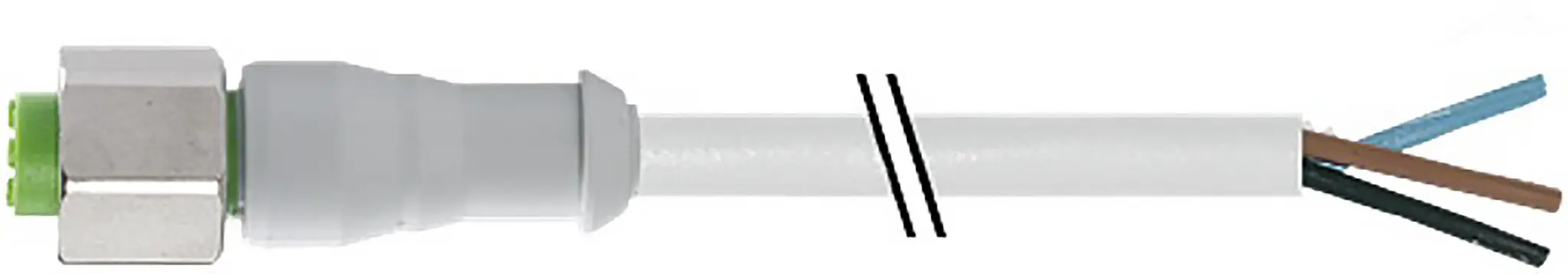 Produktfoto 1 von RS PRO 7014, 8-polig Sensor-Betätigungselementkabel, Gerade Buchse / Nicht abgeschlossen, Länge 5 m