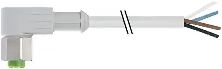 Produktfoto 1 von RS PRO 7014, 4-polig Sensor-Betätigungselementkabel, Rechtwinklig Buchse Nicht abgeschlossen, Länge 2 m