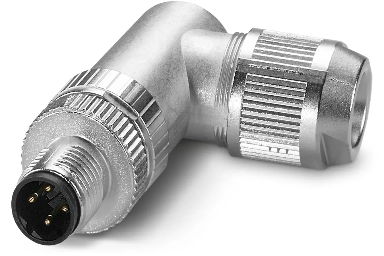 Produktfoto 1 von Phoenix Contact SACC 13 M12 Rundsteckverbinder Buchse 4-polig Stecker 4A Kabel IP65, IP40
