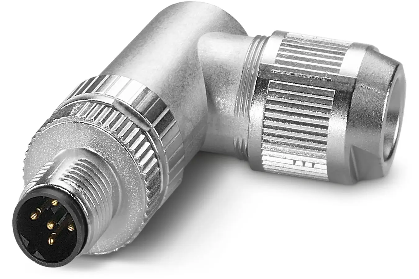 Produktfoto 1 von Phoenix Contact SACC 13 M12 Rundsteckverbinder Buchse 2-polig Stecker 4A Kabel IP65, IP40