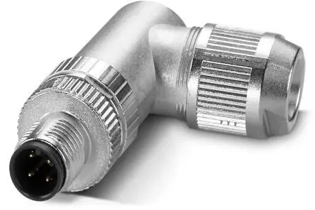 Produktfoto 1 von Phoenix Contact SACC 13 M12 Rundsteckverbinder Buchse 4-polig Stecker 4A Kabel IP65, IP67