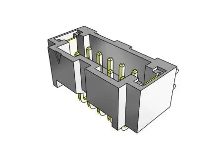 Produktfoto 1 von Samtec T1M Leiterplattenleiste, 7-polig / 1-reihig, Raster 1 mm Raster, Kabel-Platine, Ummantelt