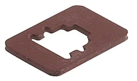 Produktfoto 1 von Hirschmann Flache Dichtung für Kabelbuchse, Serie GMN Hellbraun 2+E Kontakt