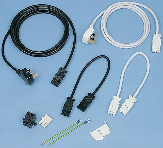 Produktfoto 1 von Wieland ST18 Beleuchtungssteckverbinder Stecker/Buchse, Überbrückungskabel, Schraubbefestigung 16A, Kontakte: 3 IP20,