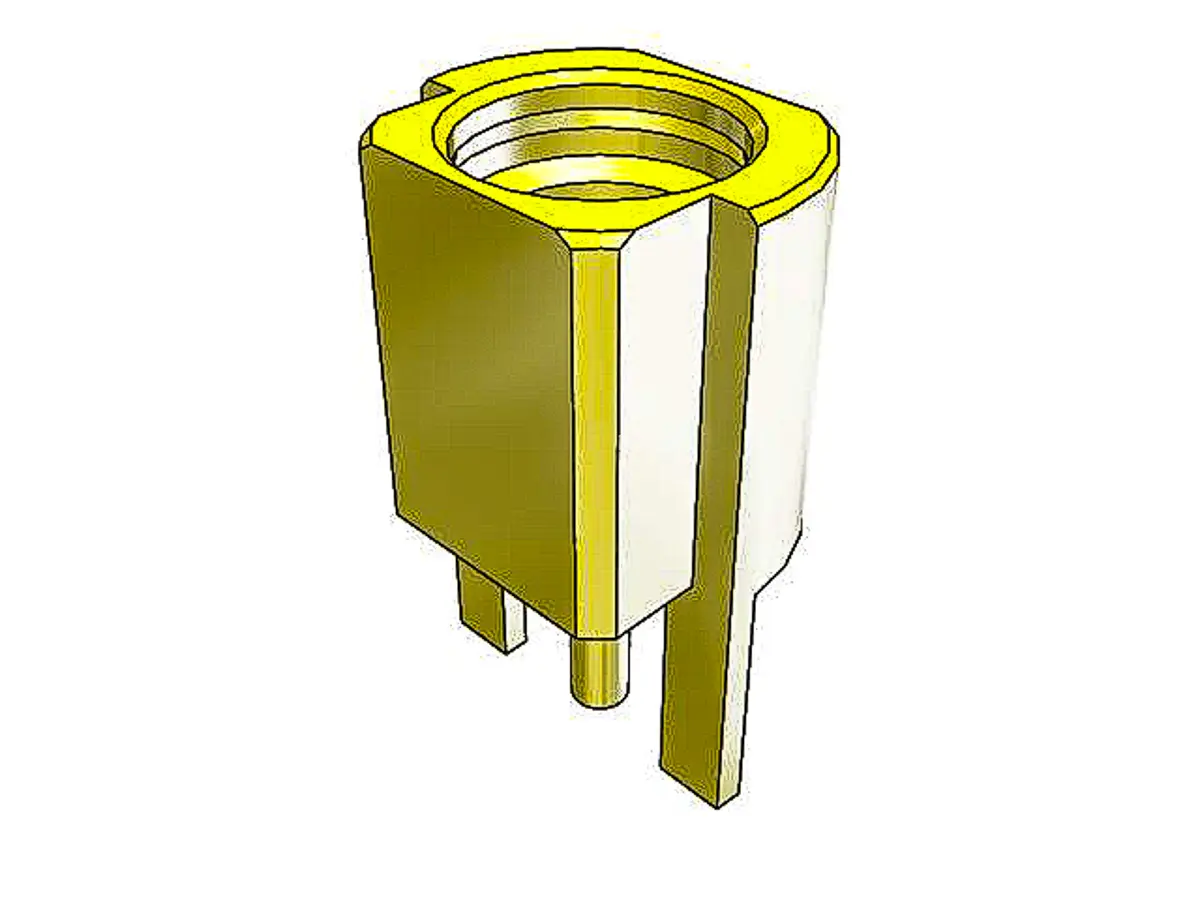 Samtec MMCX Buchse Koaxialsteckverbinder MCX-Steckverbinder, Kante, für Koaxial-Kabel, 50 Ω Lot, Micro Miniature, Gerade