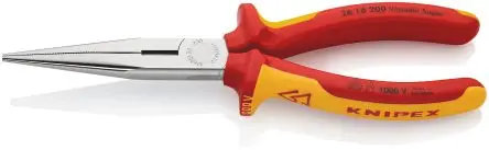 Produktfoto 1 von Knipex Spitzzange / Backen 73mm Rund 200mm VDE 1000V zugelassen