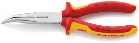 Produktfoto 1 von Knipex Spitzzange / Backen 73mm Geriffelt Nicht parkend 200mm VDE 1000V zugelassen