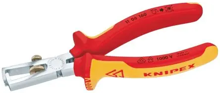 Produktfoto 1 von Knipex 11 06 160 Abisolierwerkzeug, Mehradrig 0 → 10mm², 160 mm