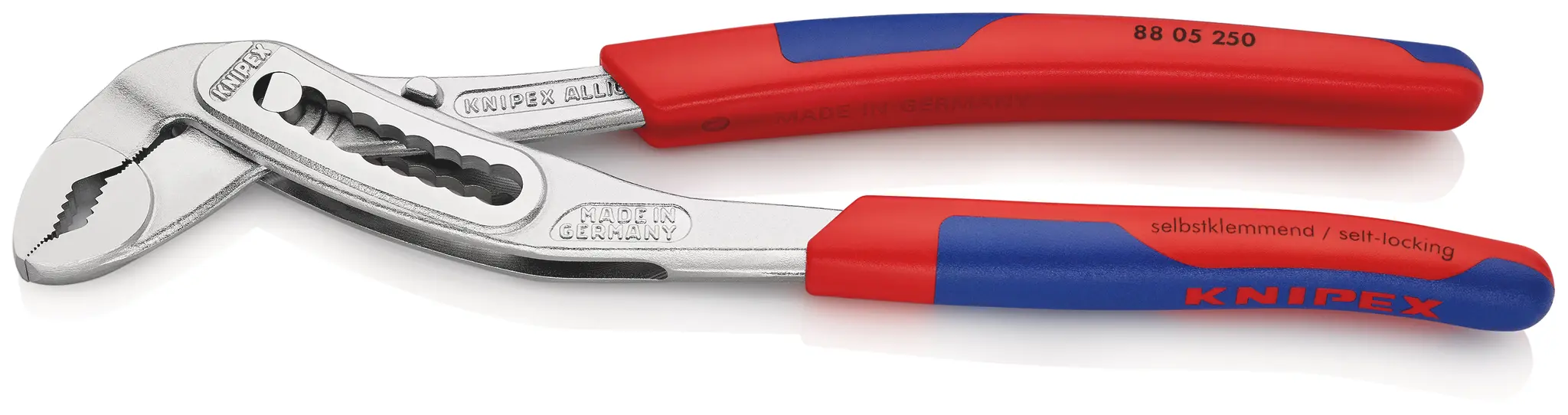 Produktfoto 1 von Knipex Alligator® Wasserpumpenzange / Backen 46mm 250 mm VDE 1000V zugelassen