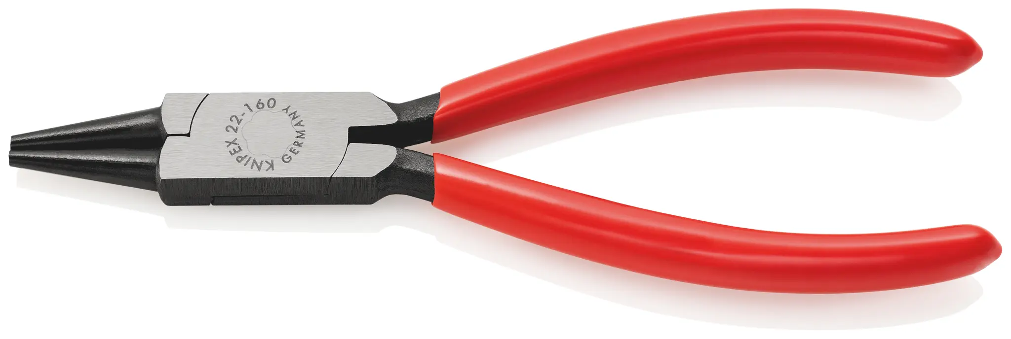 Produktfoto 1 von Knipex Rundzange / Backen 30mm Rund 160 mm VDE 1000V zugelassen Schließer (NO)