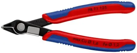 Produktfoto 1 von Knipex Super Knips® Präzisions-Seitenschneider 125 mm, Schneidleistung 1.6mm