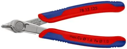 Produktfoto 1 von Knipex Super Knips® Präzisions-Seitenschneider 125 mm, Schneidleistung 1.6mm