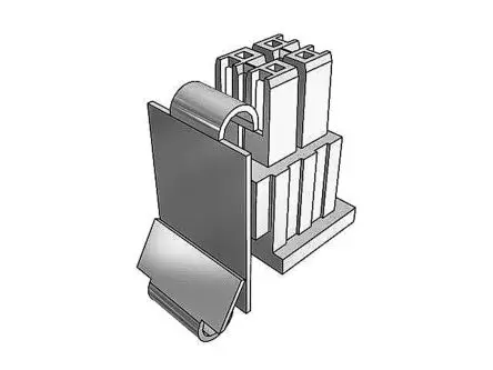 Samtec IPBD Stecker Crimpsteckverbinder-Gehäuse 4.19 mm, 6-polig / 2-reihig Gerade, Kabel für FFC-Steckverbinder,