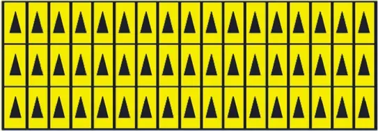 Produktfoto 1 von SES Sterling, Klebend Schwarz Vorbedrucktes, selbstklebendes Etikett, 2.45 mm x 4.75 mm, 1 Per Pack Stück