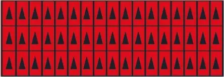 SES Sterling Schwarz Vorbedrucktes, selbstklebendes Etikett, 2.45mm x 4.75mm, 1 Stück