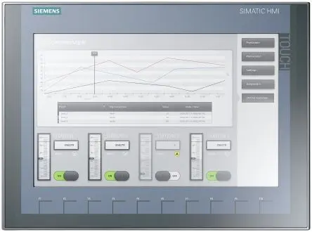 Produktfoto 1 von Siemens, KTP1200 Basic, SIMATIC, HMI-Bediengerät, TFT, 1280 x 800 pixel, 304.8 mm