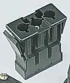 Produktfoto 1 von Wieland ST18 Beleuchtungssteckverbinder, Panel Buchse, Anschluss, Klemme 16A, Kontakte: 3 IP20, Schwarz, 2.5mm²