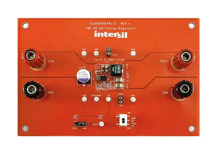 Produktfoto 1 von Renesas Electronics ISL85005 Evaluierungsplatine, Evaluierungsplatine Abwärtsregler, für Synchroner Abwärtsregler