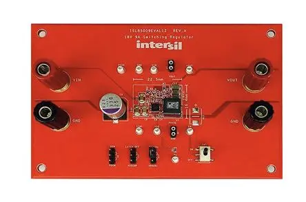 Produktfoto 1 von Renesas Electronics ISL85009 Evaluierungsplatine, Evaluierungsplatine Abwärtsregler, für Synchroner Abwärtsregler