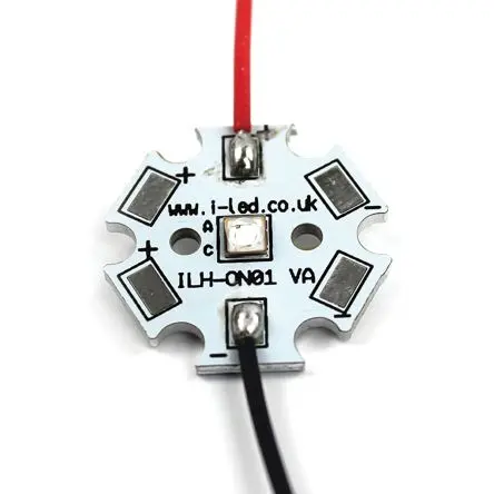 Produktfoto 1 von Intelligent LED Solutions LED-Array IHH-OM01 Grün, 1-LEDs, Ø 20 mm Außen-ø 121 lm-Typ 2 mm