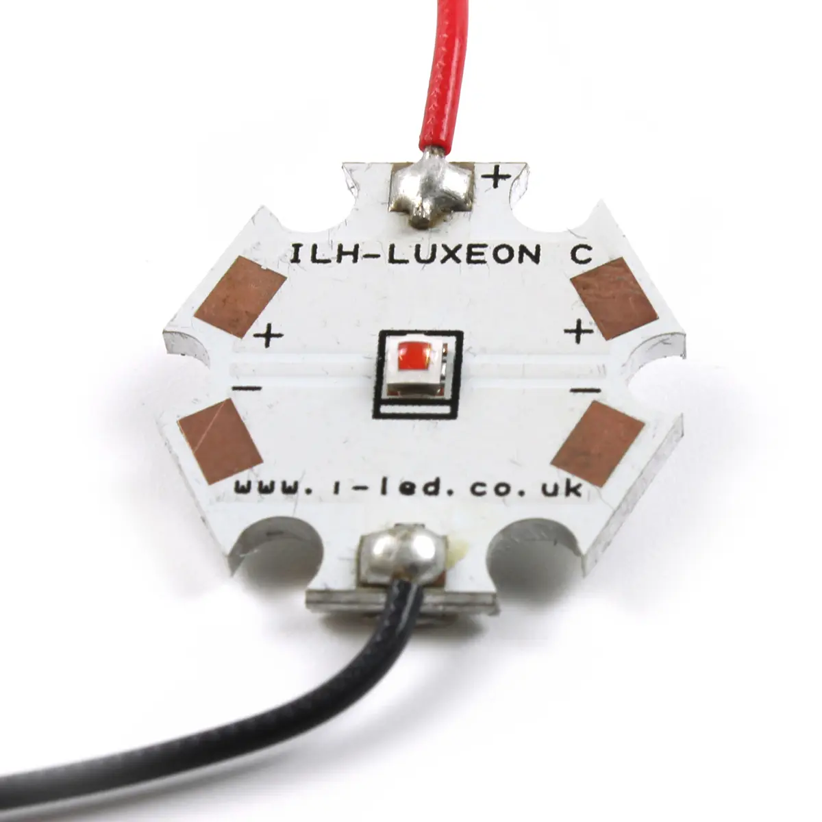 Produktfoto 1 von Intelligent LED Solutions LED-Array LUXEON C Königsblau, 1-LEDs, Ø 20 mm Außen-ø  480 mW-Typ