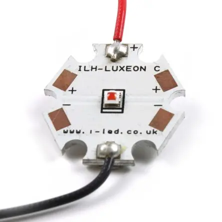 Produktfoto 1 von Intelligent LED Solutions LED-Array LUXEON C Grün, 1-LEDs, Ø 20 mm Außen-ø 90 lm-Typ
