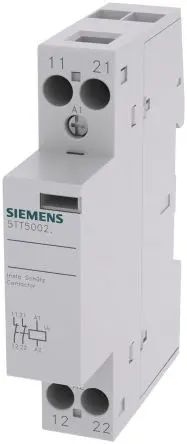 Produktfoto 1 von Siemens 5TT Schütz 24V ac/dc-Spule, 2-polig, 230V ac / 20 A 230V ac 0.0026 kW 2 Öffner Motorsteuerung 2-Hilfskontakte