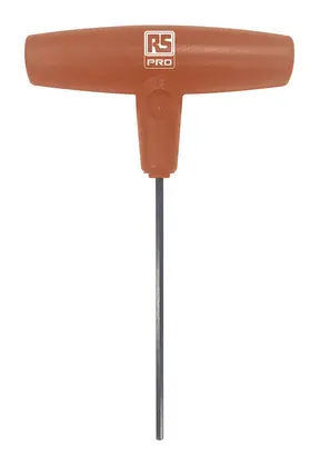Produktfoto 1 von RS PRO metrisch  Innensechskant-Schlüssel 2mm T-Griff lang