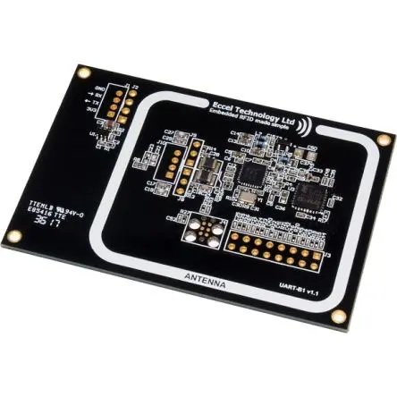 Eccel Technology Ltd RFID-Lesegerät Leser HF-Modul 13.56 MHz bis 921600 bps 3.6 V, Panel