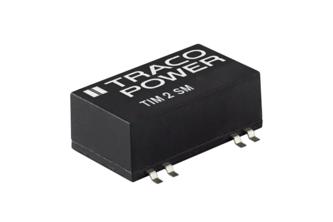 Produktfoto 1 von TRACOPOWER DC/DC Konverter 2-Kanal, 600 mA SMD 7-Pin 3.3 V dc