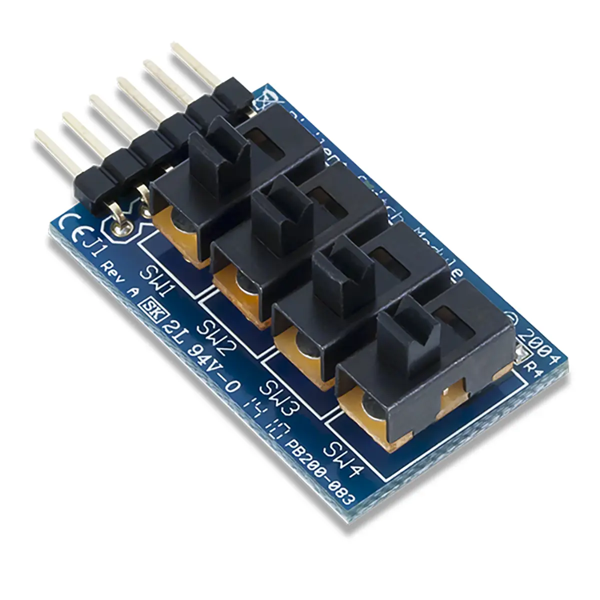 Produktfoto 1 von Digilent Entwicklungstool HMI Pmod SWT Taste Click-Board Switch