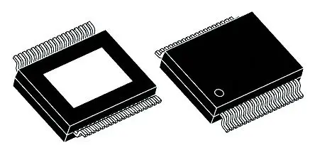 Produktfoto 1 von STMicroelectronics Motortreiber-IC Hochbrücke, 20 kHz, PSSO, 36-Pin, 28V, Gleichstrommotor, VNH