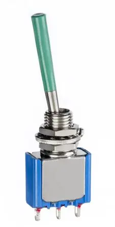 Produktfoto 1 von APEM Panel Kippschalter 1-poliger Umschalter, Ein-Aus-Ein, 30 V dc, 250 V ac, 4A, Lötöse