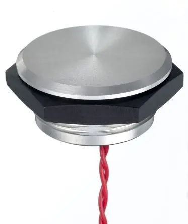 Produktfoto 1 von APEM Piezo-Schalter Natur 1 A 1 Schließer Mit Anschlusslitzen IP68, IP69K Tastend