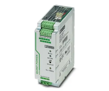 Produktfoto 1 von Phoenix Contact QUINT-PS/96-110DC/24DC/10/CO DC/DC Konverter, 24V dc OUT 10 A DIN-Hutschiene 154V dc 1.5 kV dc 240 W 70