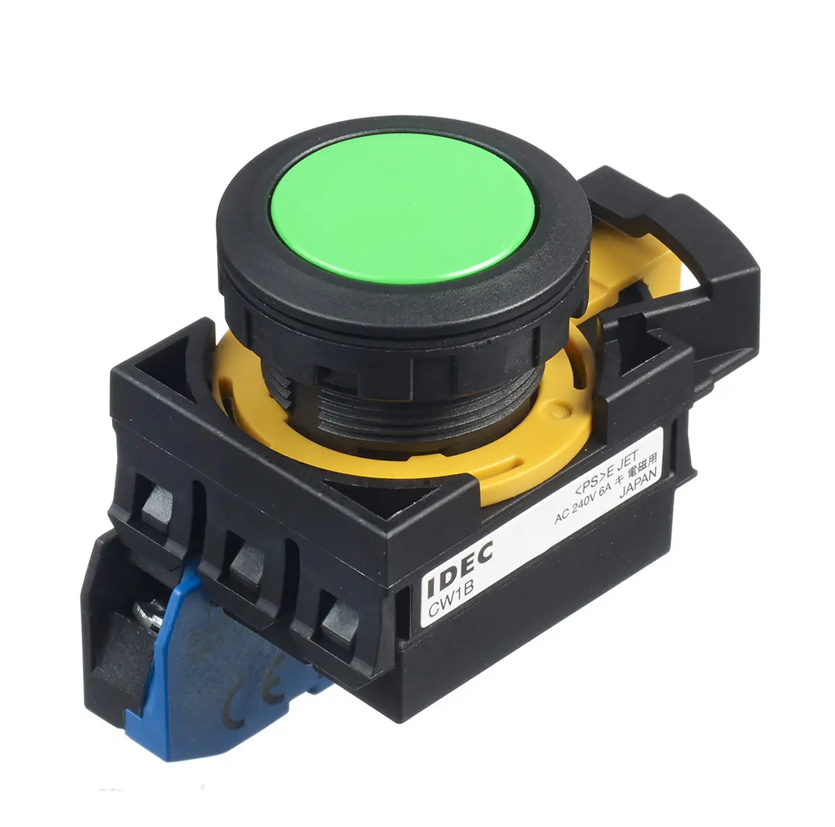 Produktfoto 1 von Idec CW Druckschalter Beleuchtet wartungsfrei Panel Ø 22 mm, SPST / 10 A, IP65