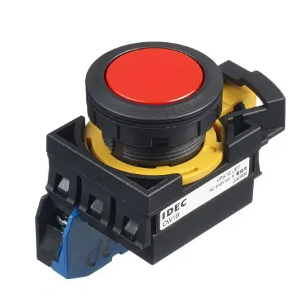 Produktfoto 1 von Idec CW Druckschalter Beleuchtet wartungsfrei Panel Ø 22 mm, SPST / 10A, IP65