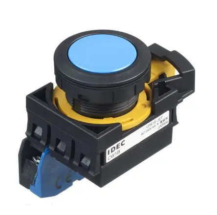 Produktfoto 1 von Idec CW Druckschalter Beleuchtet wartungsfrei Panel Ø 22 mm, SPST / 10A, IP65