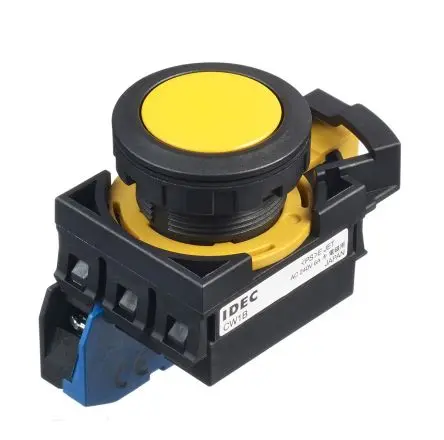 Produktfoto 1 von Idec CW Druckschalter Beleuchtet wartungsfrei Panel Ø 22 mm, SPST / 10A, IP65