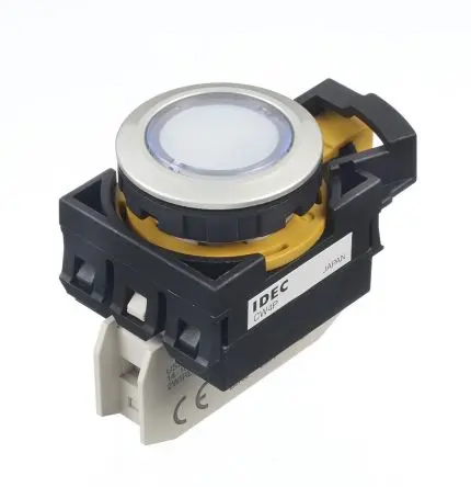 Produktfoto 1 von Idec CW Druckschalter Weiß Beleuchtet Panel Ø 22 mm / 10A, IP66
