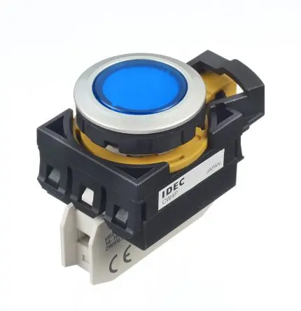 Produktfoto 1 von Idec CW Druckschalter Blau Beleuchtet Panel Ø 22 mm / 10A, IP66