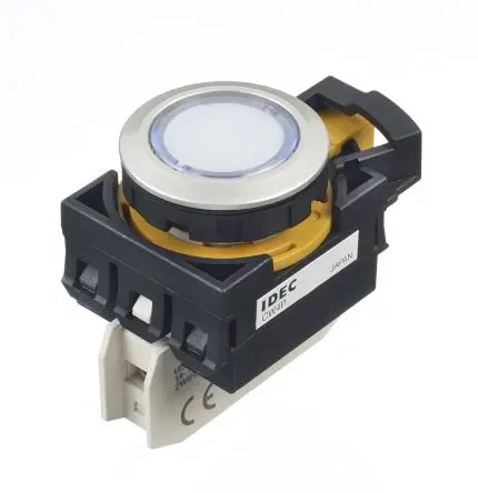 Produktfoto 1 von Idec CW Druckschalter Weiß Beleuchtet Panel Ø 22 mm / 10A, IP66