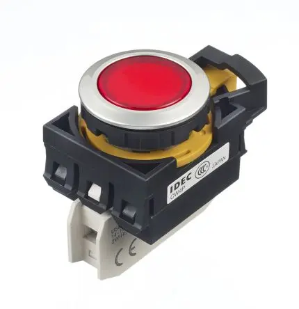 Produktfoto 1 von Idec CW Druckschalter Rot Beleuchtet Panel Ø 22 mm / 10A, IP66