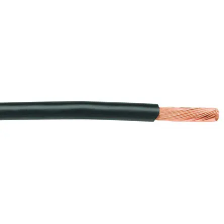 Produktfoto 1 von Alpha Wire Einzeladerleitung 1.32 mm², 16 AWG 305m Schwarz PVC isoliert Ø 2.34mm 26/0,25 mm Litzen UL1007